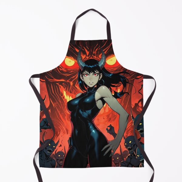 Item preview, The Demon Huntress Vintage Anime Manga style comic illustration art cool retro designed and sold by Vintage Designs +.