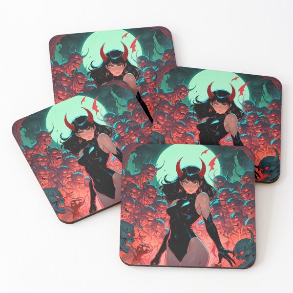 Item preview,  The Demon Huntress Vintage Anime Manga style comic illustration art cool retro designed and sold by Vintage Designs +.