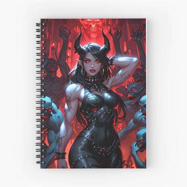 Item preview, The Demon Huntress Vintage Anime Manga style comic illustration art cool retro designed and sold by Vintage Designs +.