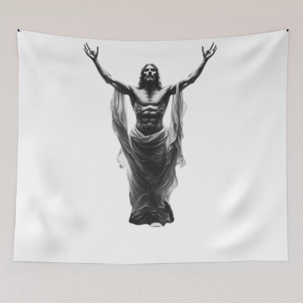 Item preview, Yeshua, Messiah in Black and White designed and sold by Marshcherokee.