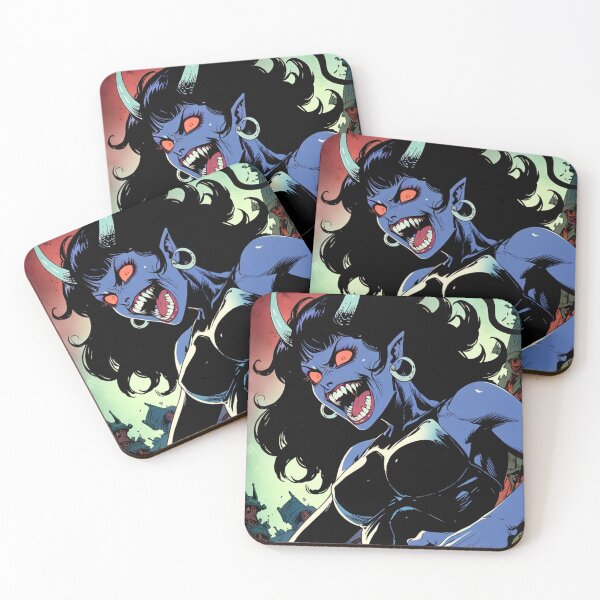 Item preview,  The Demon Huntress Vintage Anime Manga style comic illustration art cool retro designed and sold by Vintage Designs +.