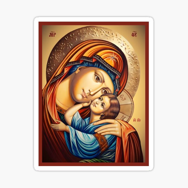 Item preview, Icon of the Mother of God, Orthodox Icon designed and sold by orthodox-icon.