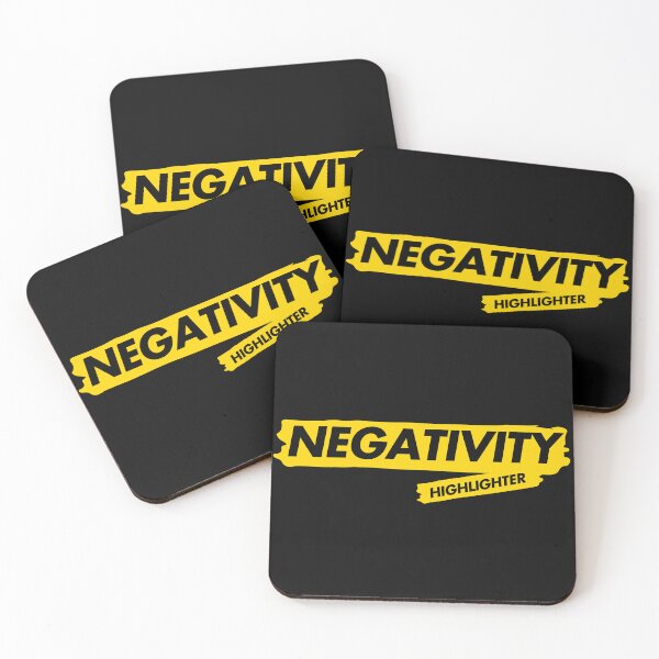 Item preview, Negativity Highlighter – Funny Sarcastic Quote Statement designed and sold by Zuriel Hargrove.