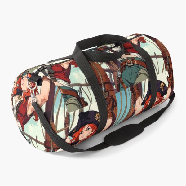 Item preview,  Red Head Pirate Queen Anne Bonney vintage Anime Manga Illustration designed and sold by Vintage Designs +.