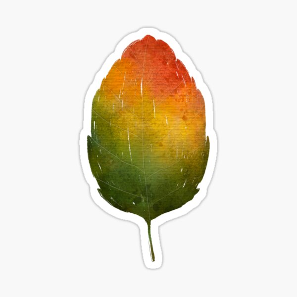 Item preview, Fall leaf watercolor designed and sold by Annetodol.