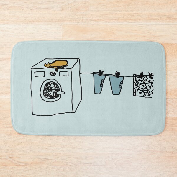 Item preview, Washday with the cat designed and sold by tomatocats.