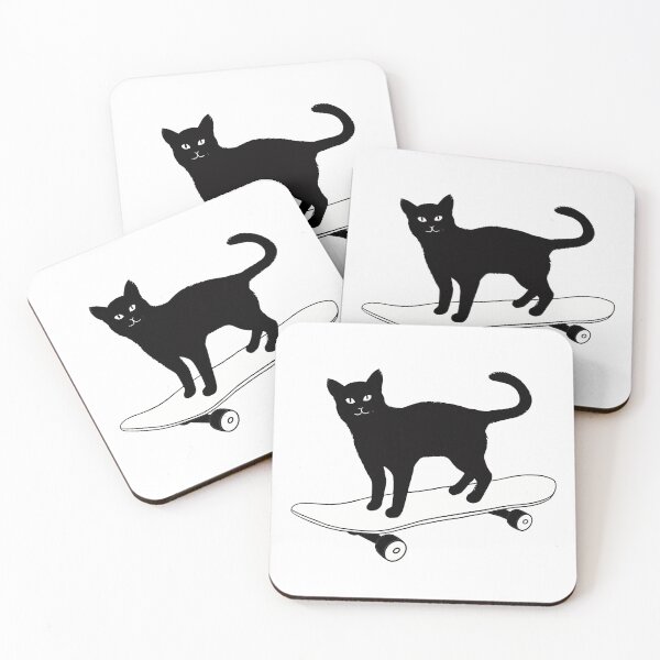 Item preview, Skateboard cat designed and sold by IwonaKpn.