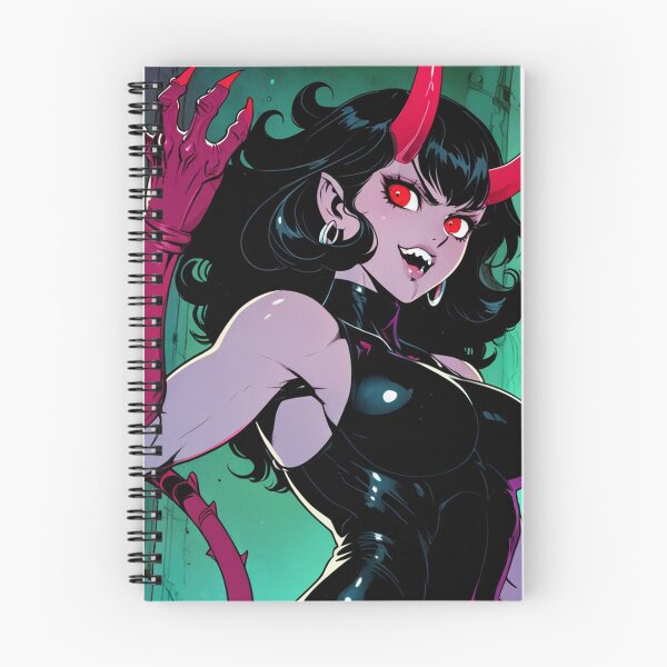 Item preview, The Demon Huntress Vintage Anime Manga style comic illustration art cool retro designed and sold by Vintage Designs +.