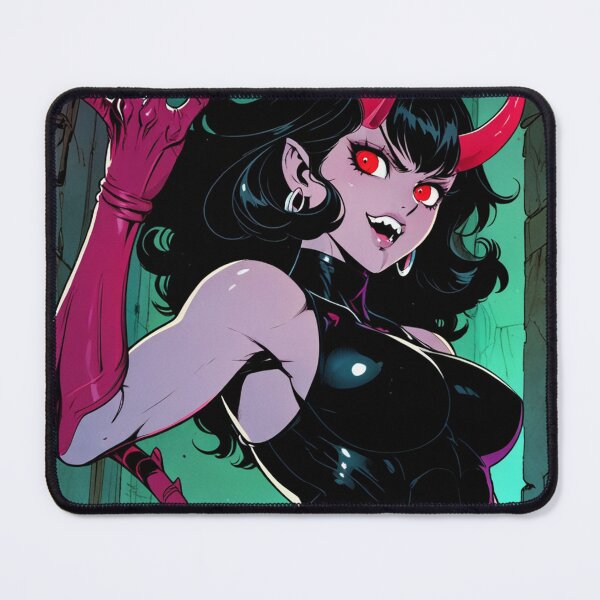 Item preview, The Demon Huntress Vintage Anime Manga style comic illustration art cool retro designed and sold by Vintage Designs +.