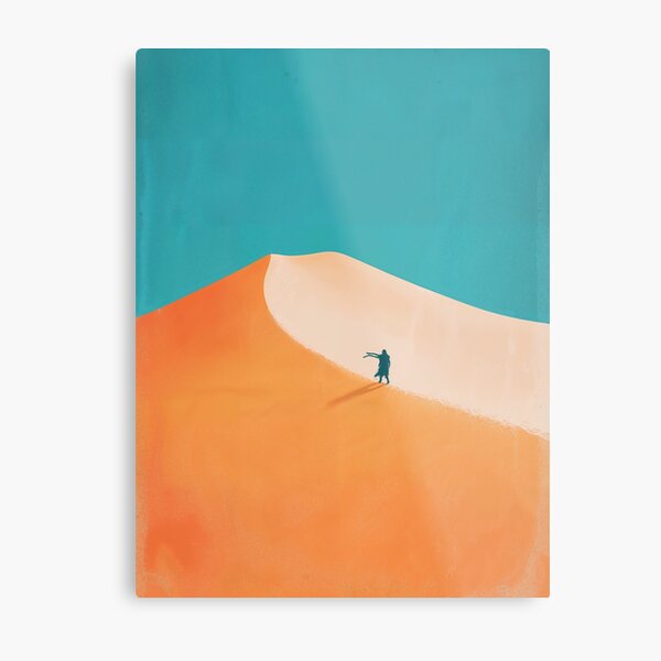 Item preview, Desert Wanderer – Lone Traveler on the Dunes designed and sold by D-a-y-d-r-e-a-m.