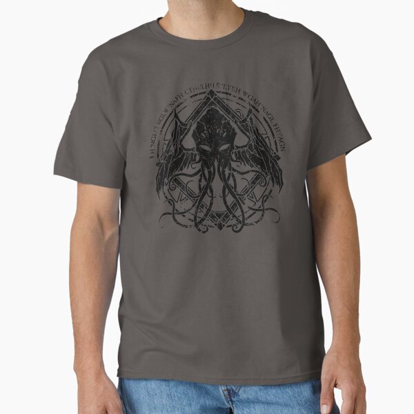 Item preview, Cthulhu - Lovecraft - Distressed chant design v2 designed and sold by zachholmbergart.
