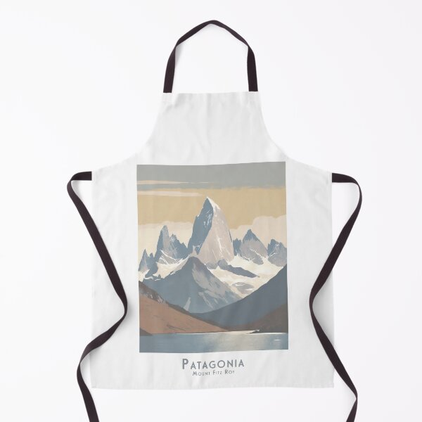 Item preview, Vintage travel poster - Majestic Mount Fitz Roy, Patagonia - Argentina Retro Minimal Design designed and sold by pod24.