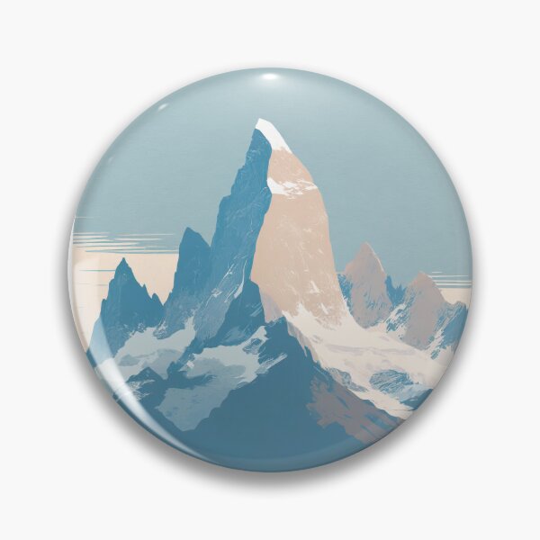 Item preview, Vintage Patagonia Argentina Chile - Minimalist Retro Travel Poster of Mount Fitz Roy designed and sold by pod24.