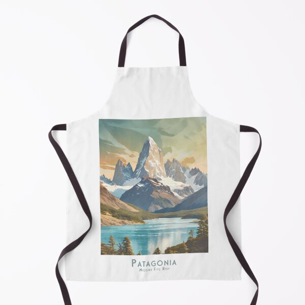 Item preview, Vintage Patagonia Argentina – Minimalist retro travel poster of Mount Fitz Roy designed and sold by pod24.
