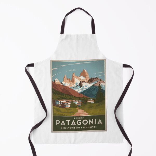 Item preview, Vintage travel poster Patagonia Argentina - Retro Minimal Design with Mount Fitz Roy & El Chaltén designed and sold by pod24.