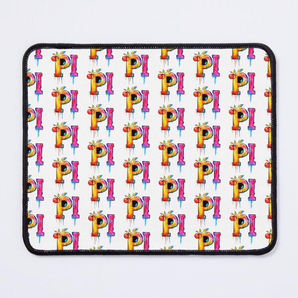 Item preview, Multicolored Pi lettering with modern artistic style designed and sold by CreativeLarysa.