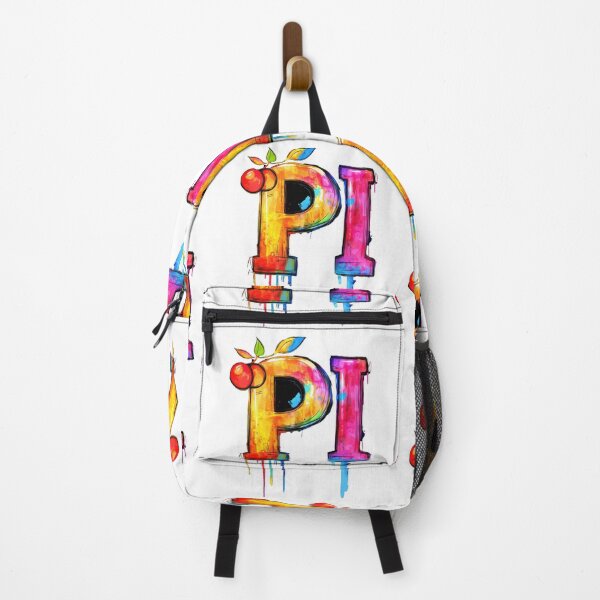 Item preview, Multicolored Pi lettering with modern artistic style designed and sold by CreativeLarysa.