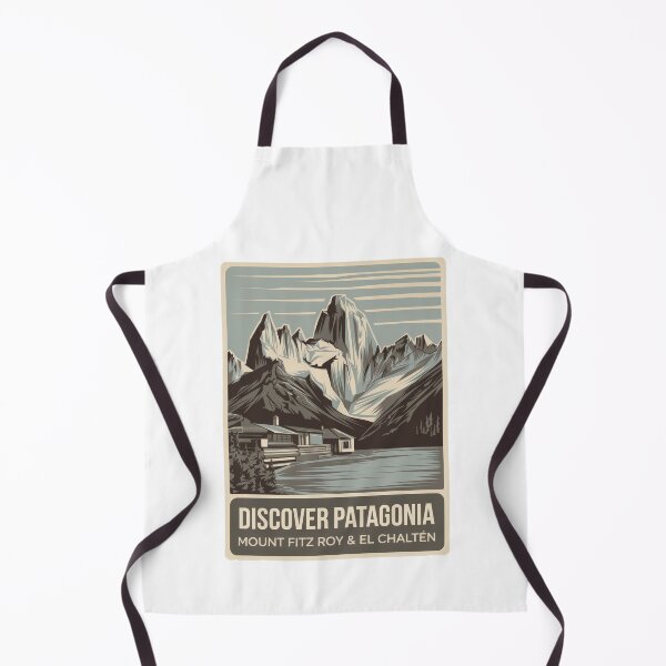 Item preview, Argentina Vintage Travel Poster Patagonia - Retro Minimal Design with Mount Fitz Roy & El Chaltén designed and sold by pod24.