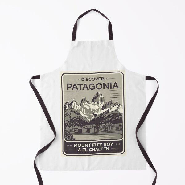 Item preview, Vintage travel poster Patagonia - Retro Minimal Design with Mount Fitz Roy & El Chaltén - Argentina designed and sold by pod24.