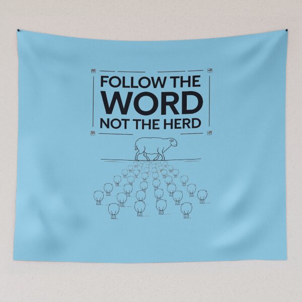 Item preview, Choose Truth Not Trends – Word Over Herd designed and sold by TeeGrit.