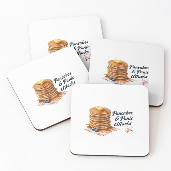 Item preview, Funny "Pancakes & Panic Attacks" Comfort Colors® Shirt – Quirky Breakfast & Food Lover Tee designed and sold by Colorful-Garden.