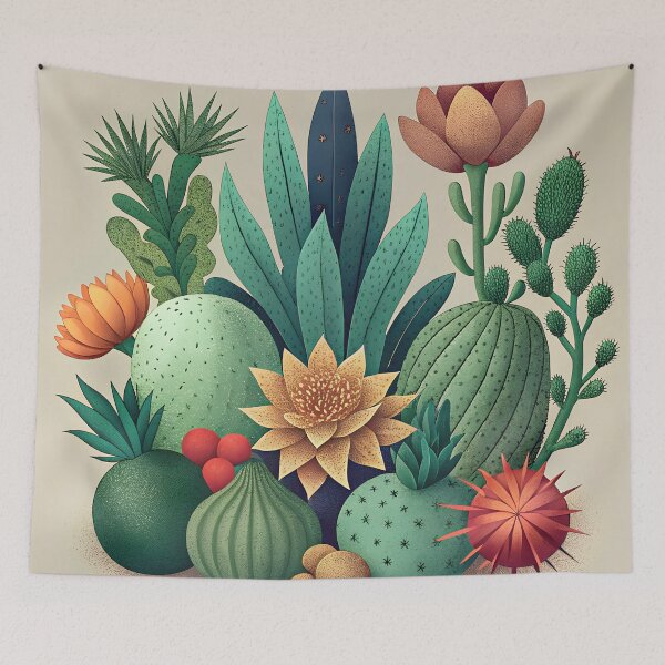 Item preview, Mexican Florals Print designed and sold by dulceguavashop.