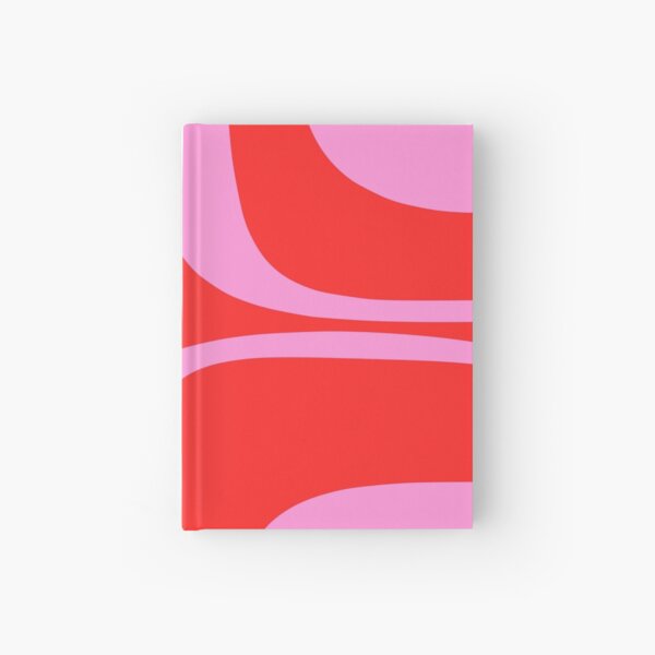 Item preview, Preppy Pink and Red Retro Groove Abstract Pattern designed and sold by kierkegaard.