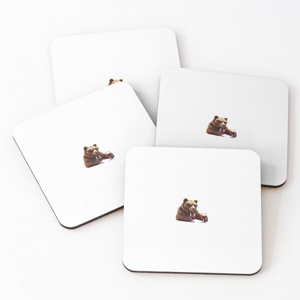 Item preview, Cool bear drinking wine designed and sold by Kenji11.