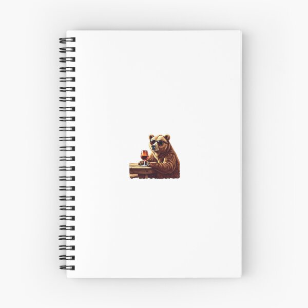 Item preview, Cool bear drinking wine designed and sold by Kenji11.