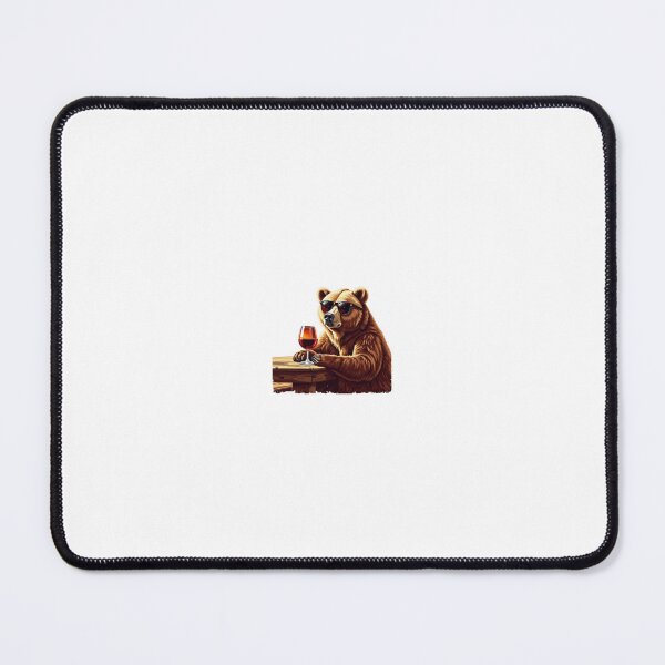 Item preview, Cool bear drinking wine designed and sold by Kenji11.