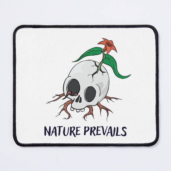 Item preview, Nature Prevails Eco Warrior Skull designed and sold by DesignEvolved.