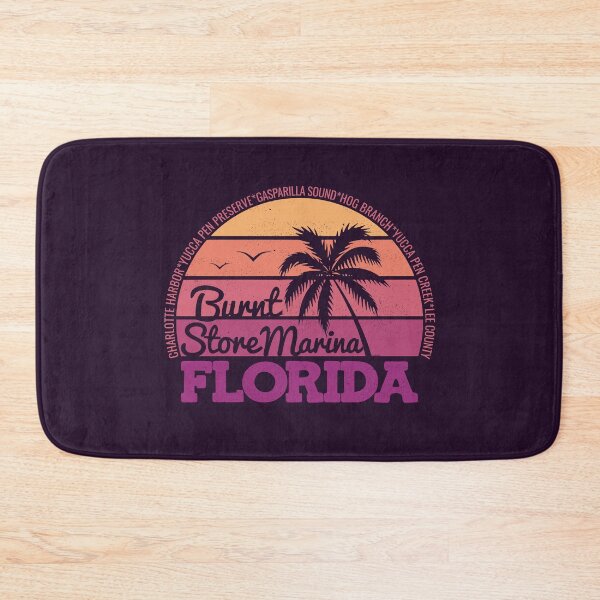 Item preview, Burnt Store Marina Florida Sunset Retro Vintage Local Pride Logo designed and sold by CRHPOD20.