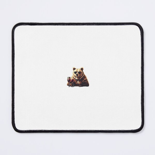 Item preview, Cool bear drinking wine designed and sold by Kenji11.