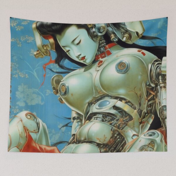 Artikelvorschau, Roboter Shunga Hybrid Imitation Japanische Erotik #118 entworfen und verkauft von NickWhittleArt.