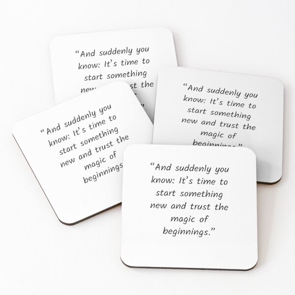 Item preview, Trust the magic of new beginnings. designed and sold by Solastavie.