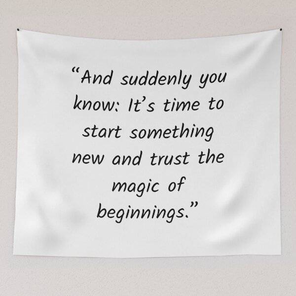 Item preview, Trust the magic of new beginnings. designed and sold by Solastavie.