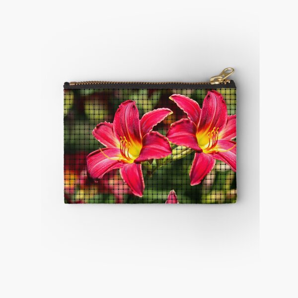 Item preview, Red Lilies with Weaved Background designed and sold by BostonArcImage.