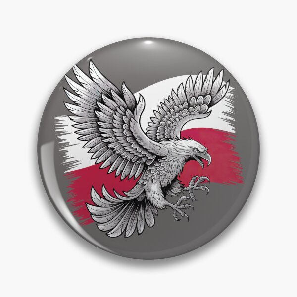 Item preview, White Eagle against Polish flag designed and sold by Sza1a.