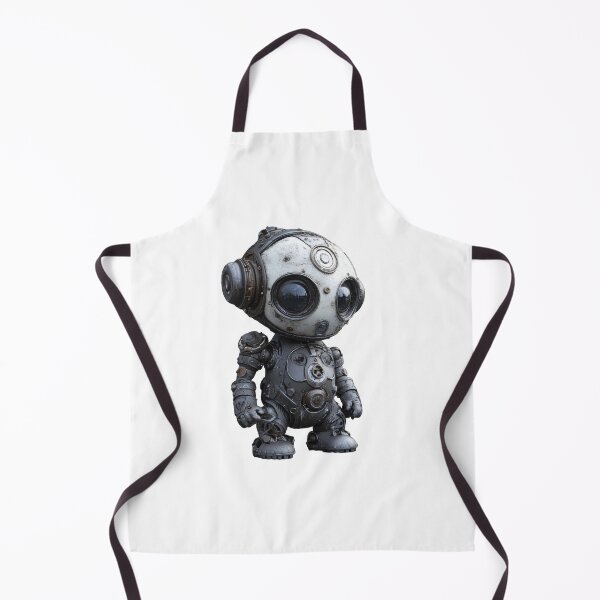 Item preview, Steampunk-inspired retro-futuristic robot design designed and sold by CreativeLarysa.
