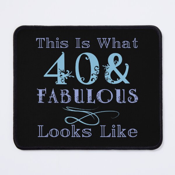 Item preview, Fabulous 40th Birthday For Women designed and sold by thepixelgarden.