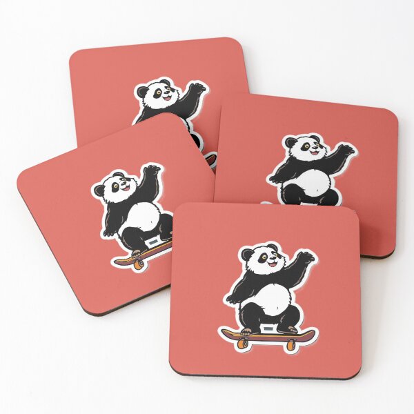 Item preview, panda rides a skateboard designed and sold by OxiSkor.
