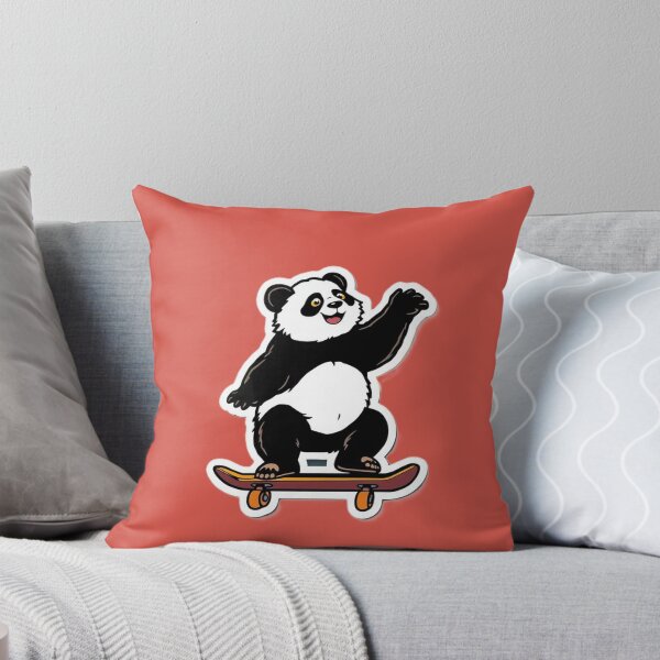 Item preview, panda rides a skateboard designed and sold by OxiSkor.