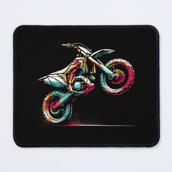 Item preview, Dirt Bike Stunts T-Shirt, Motocross Tee, Biker Apparel [3022] designed and sold by KoolArtDistrict.