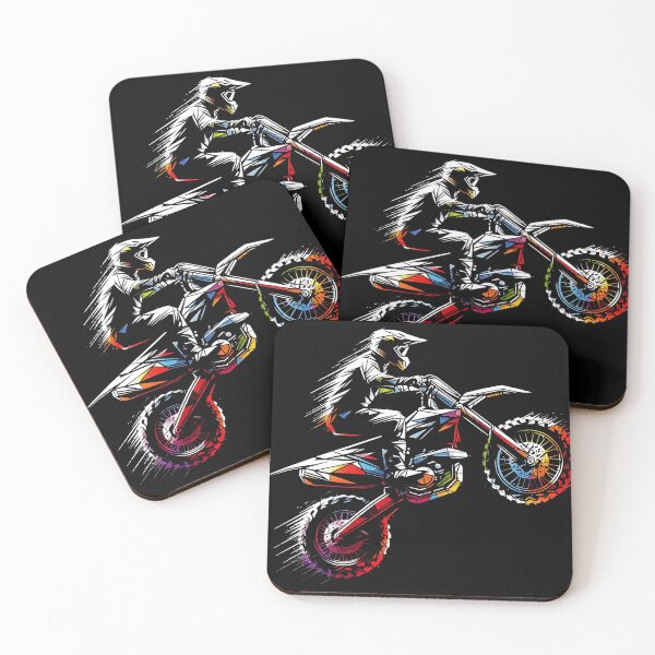Item preview, Dirt Bike Stunts T-Shirt, Motocross Tee, Biker Apparel [3023] designed and sold by KoolArtDistrict.