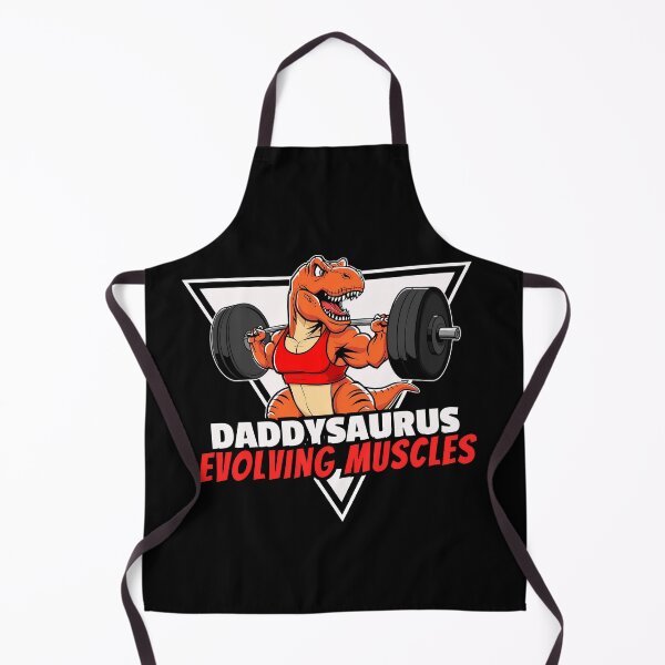 Item preview, Daddysaurus Rex Evolving Muscles T Shirt for Gym Lover designed and sold by SaavedraDesign.