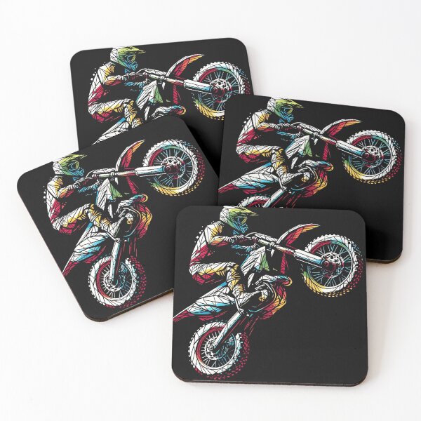 Item preview, Dirt Bike Stunts T-Shirt, Motocross Tee, Biker Apparel [3018] designed and sold by KoolArtDistrict.