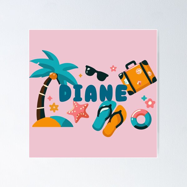 Item preview, Name Diane - personalized designed and sold by karolinahinc.