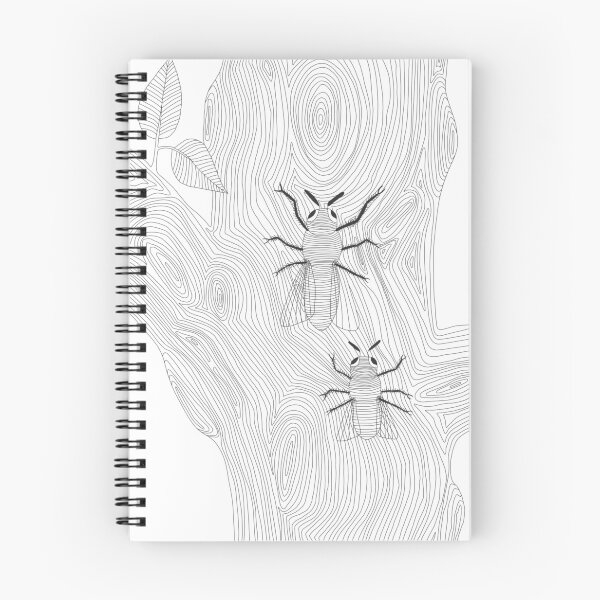 Item preview, "Tiny Conversations" – Minimalist Fly Line Art on a Branch designed and sold by Marwamay.