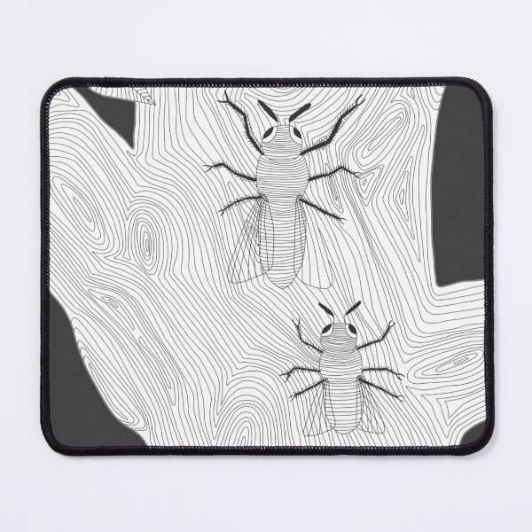 Item preview, "Tiny Conversations" – Minimalist Fly Line Art on a Branch designed and sold by Marwamay.