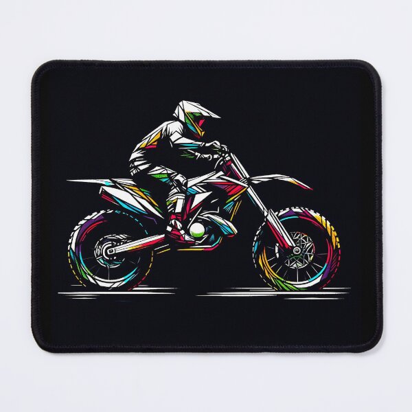 Item preview, Dirt Bike Stunts T-Shirt, Motocross Tee, Biker Apparel [3020] designed and sold by KoolArtDistrict.